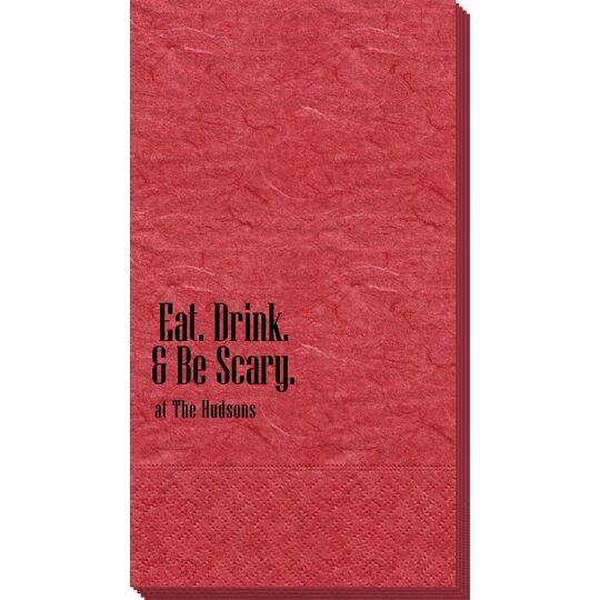 Eat Drink & Be Scary Bali Guest Towels